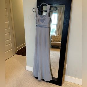 Show Me Your Mumu - Paris Gown - Steel Blue Stretch - Size XS